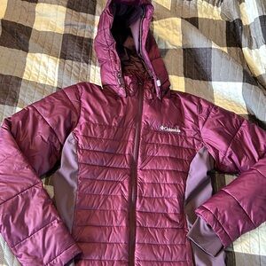 Burgundy size medium Columbia coat